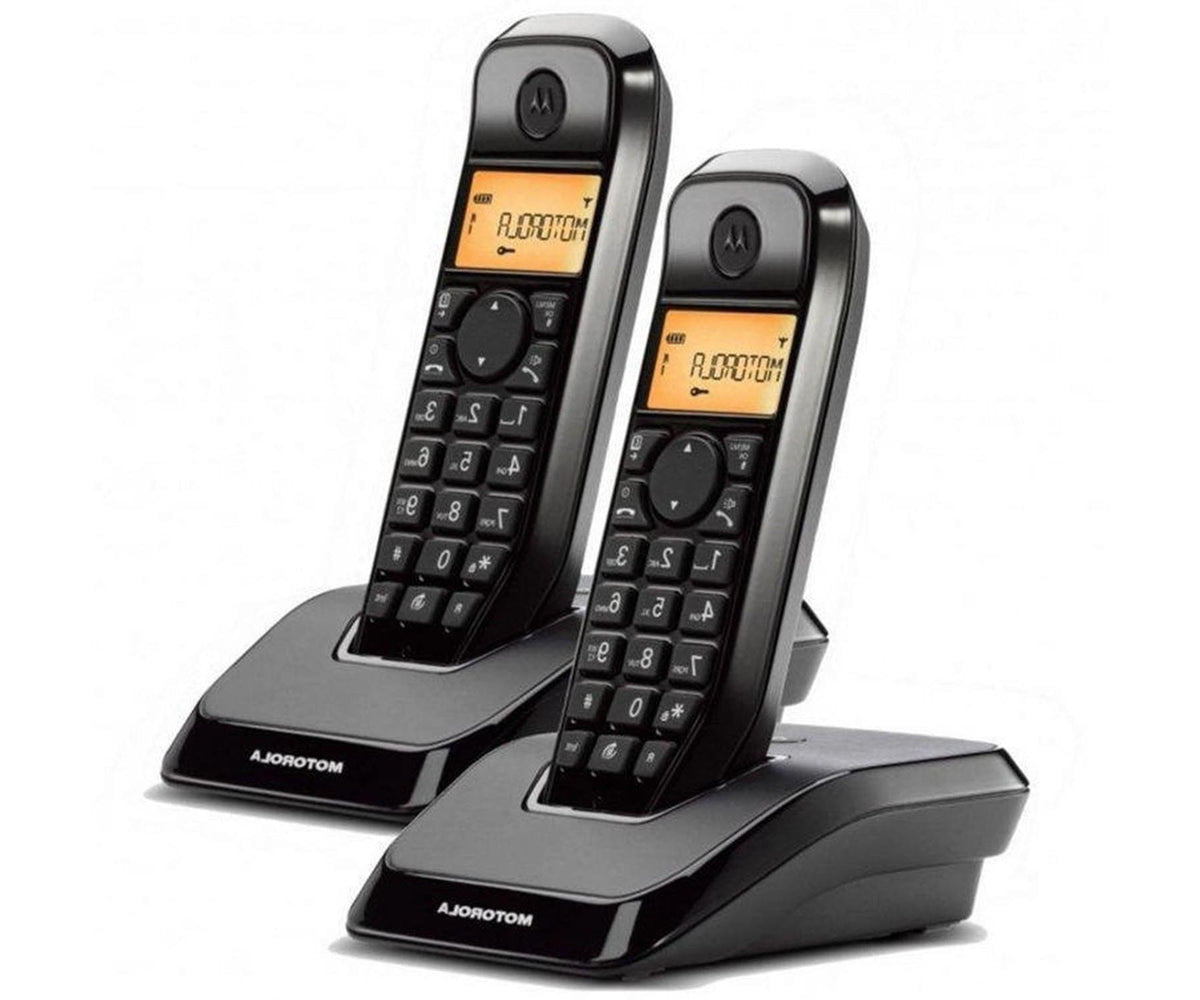 MOTOROLA S1202 DÚO NEGRO / TELÉFONOS INALÁMBRICOS - detalle