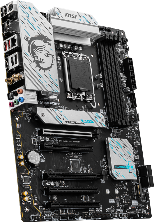 MSI B760 GAMING PLUS WIFI DDR4 placa base Intel B760 LGA 1700 ATX - detalle