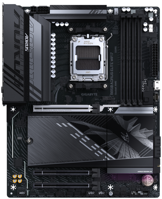 GIGABYTE B850 AORUS ELITE WIFI7 AMD B850 Zócalo AM5 ATX - detalle