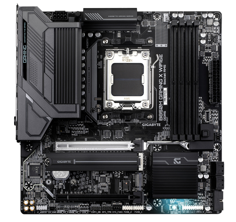 GIGABYTE B850M GAMING X WIFI6E AMD B850 Zócalo AM5 micro ATX - detalle