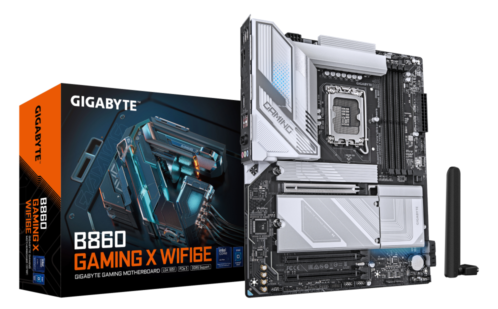 GIGABYTE B860 GAMING X WIFI6E placa base Intel B860 LGA 1851 (Socket V1) ATX - detalle