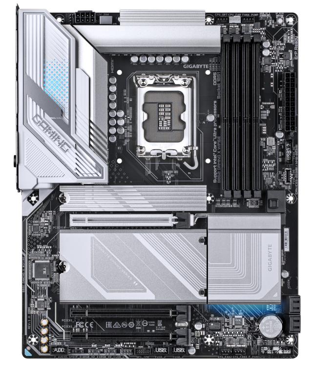 GIGABYTE B860 GAMING X WIFI6E placa base Intel B860 LGA 1851 (Socket V1) ATX - detalle