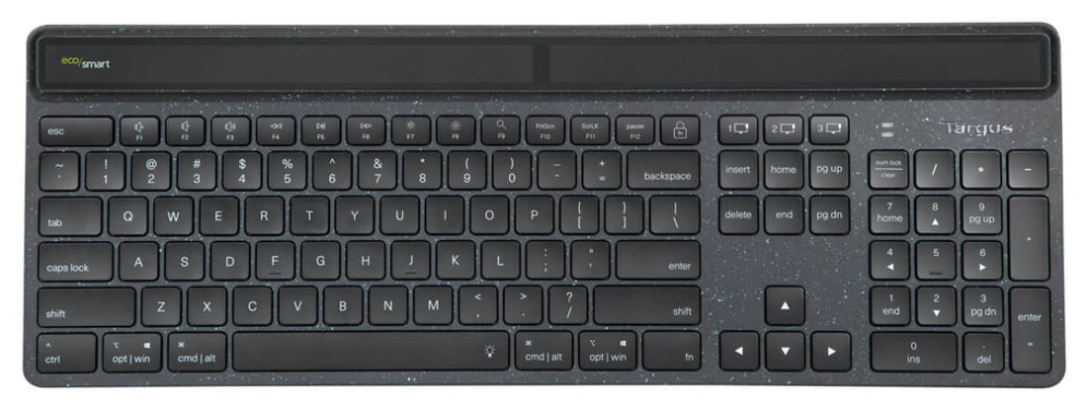 Targus EcoSmart teclado Universal Bluetooth QWERTY Español Negro - detalle