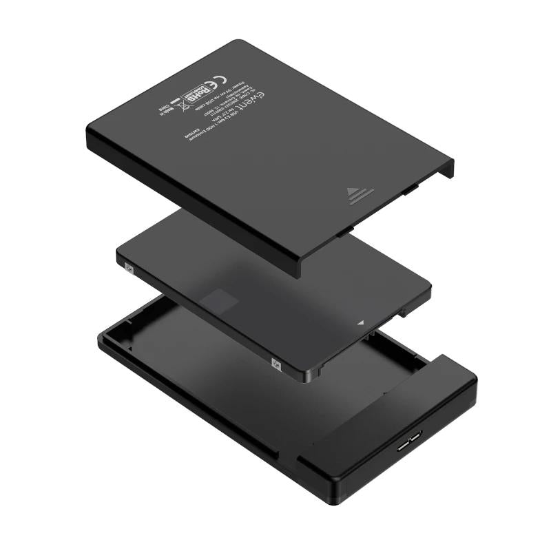 EWENT CAJA HDD/SDD SATA 2.5 SIN TORNILLOS USB 3.2 - detalle