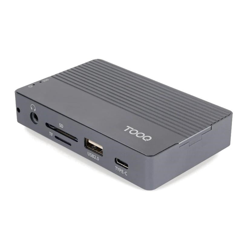 Tooq Caja Externa+HUB M.2 NGFF/NVMe USB3.2 Gen3