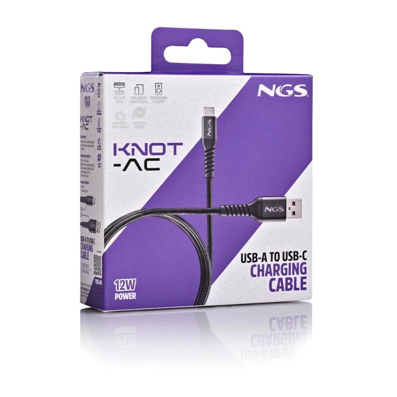 NGS CABLE CARGA RAPIDA USB A-USB-C 2.0 1MT 480BPS - detalle