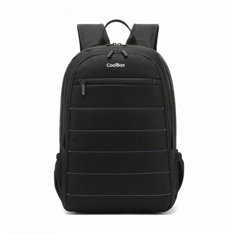 Mochila para portátil Coolbox de 15,6" - Negra - Impermeable 