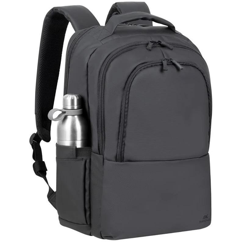Mochila revestida negra RIVACASE 8435 Tegel ECO