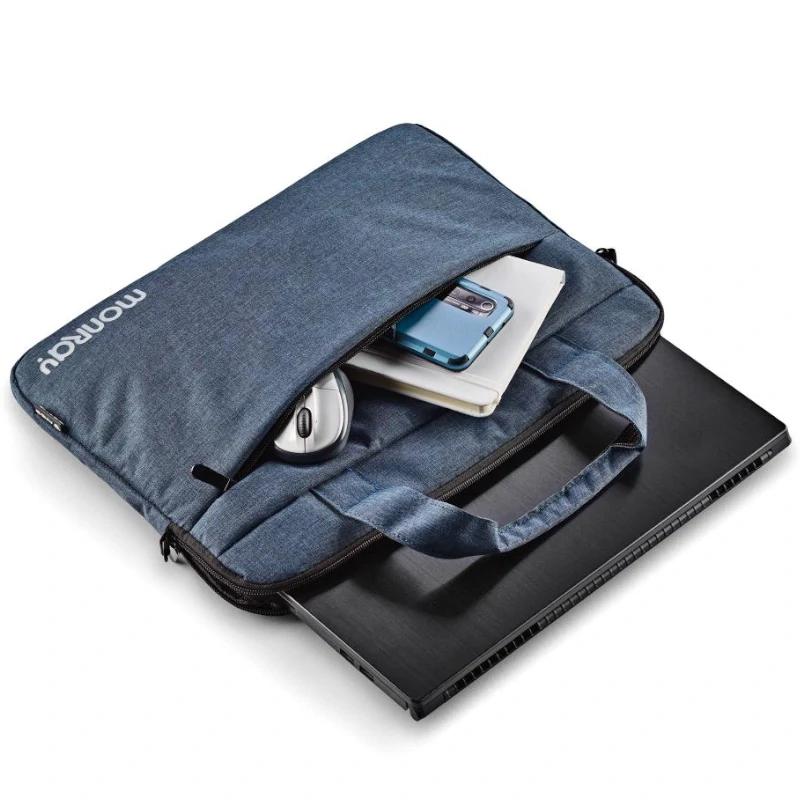 MONRAY Maletin CHARTER 15,6" Azul jaspeado - detalle