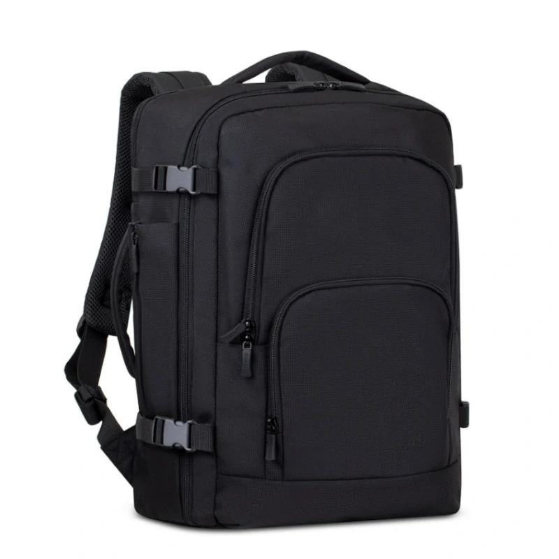 Mochila de viaxe RIVACASE Tegel 8461 negra de 17,3" 