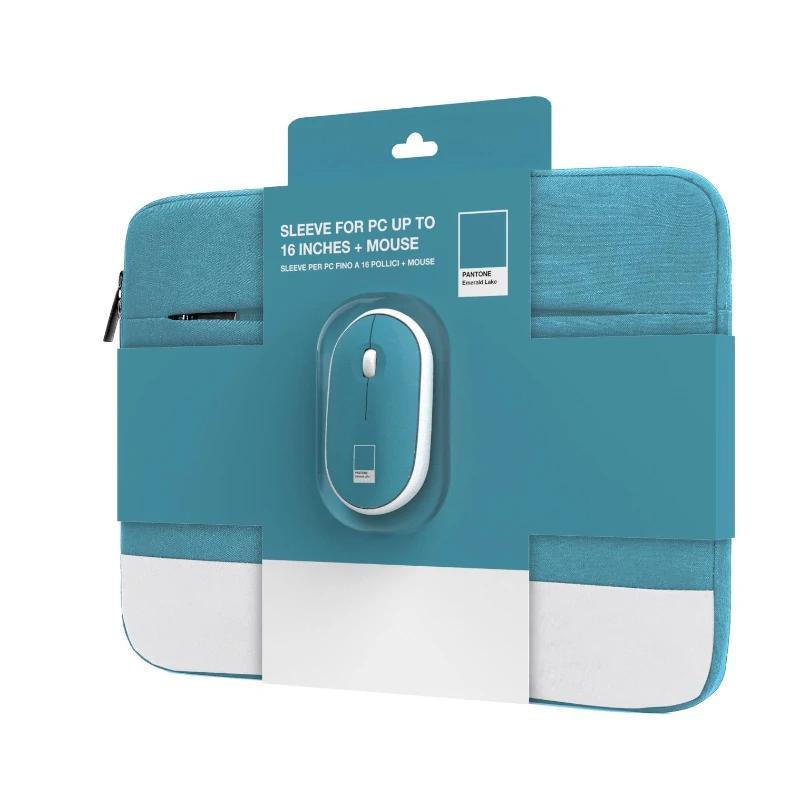 Celly Kit Sleeve Pantone + raton 15,6" Azul - detalle