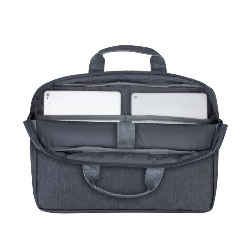 RIVACASE 7532 Dark GreyPrater Maletín 15,6" - detalle