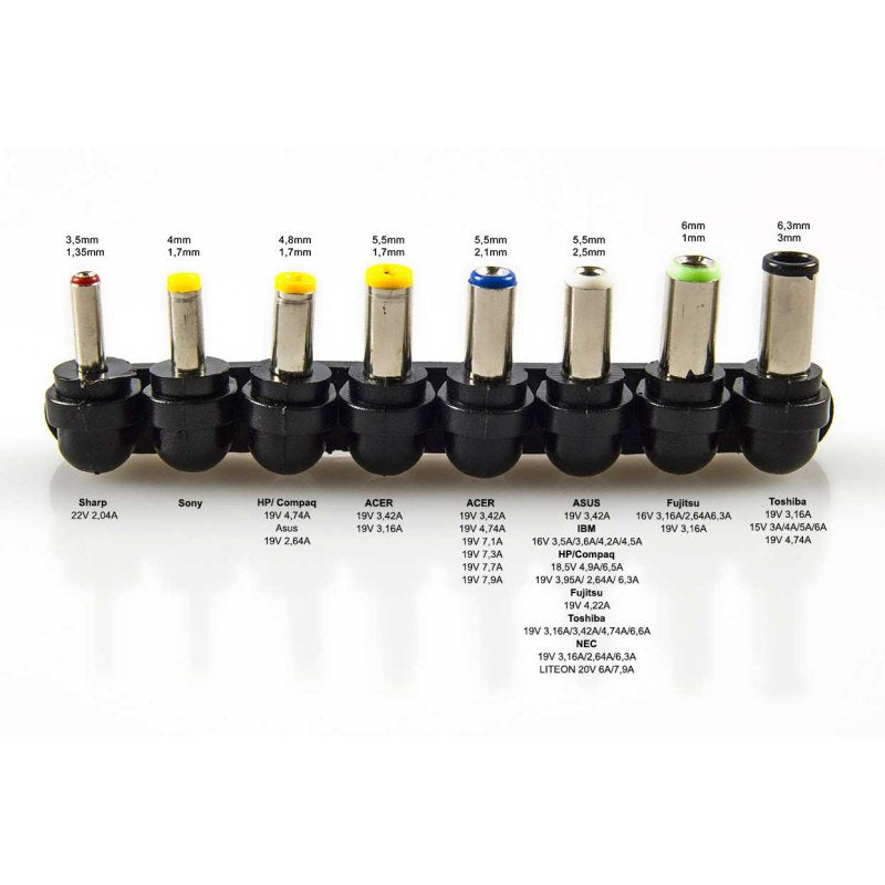 Tacens Carreg.Portàt.ANIMA 100W 8Connector. 