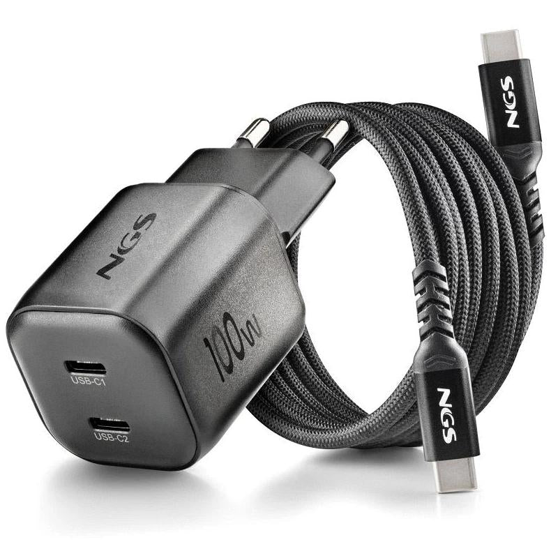 NGS Carg Nano GAN 100W PD3.0 TIPOC UltraRáp. Black
