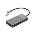 EWENT EW1156 8en1 Estación acopl. USB-C Caja SSD