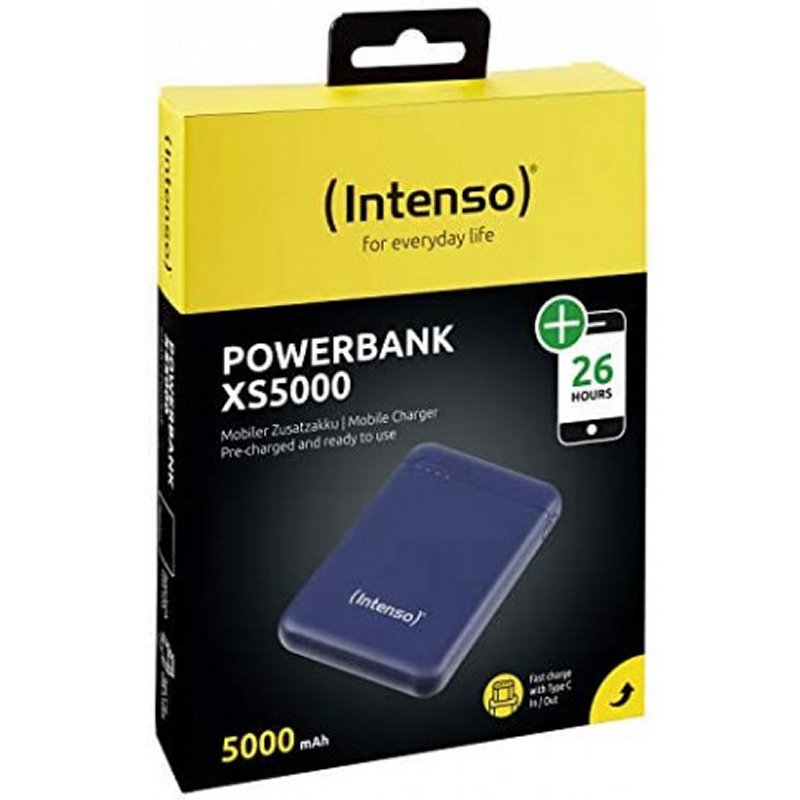 Intenso PowerBank XS5000 Externa 5000mAh Azul - detalle