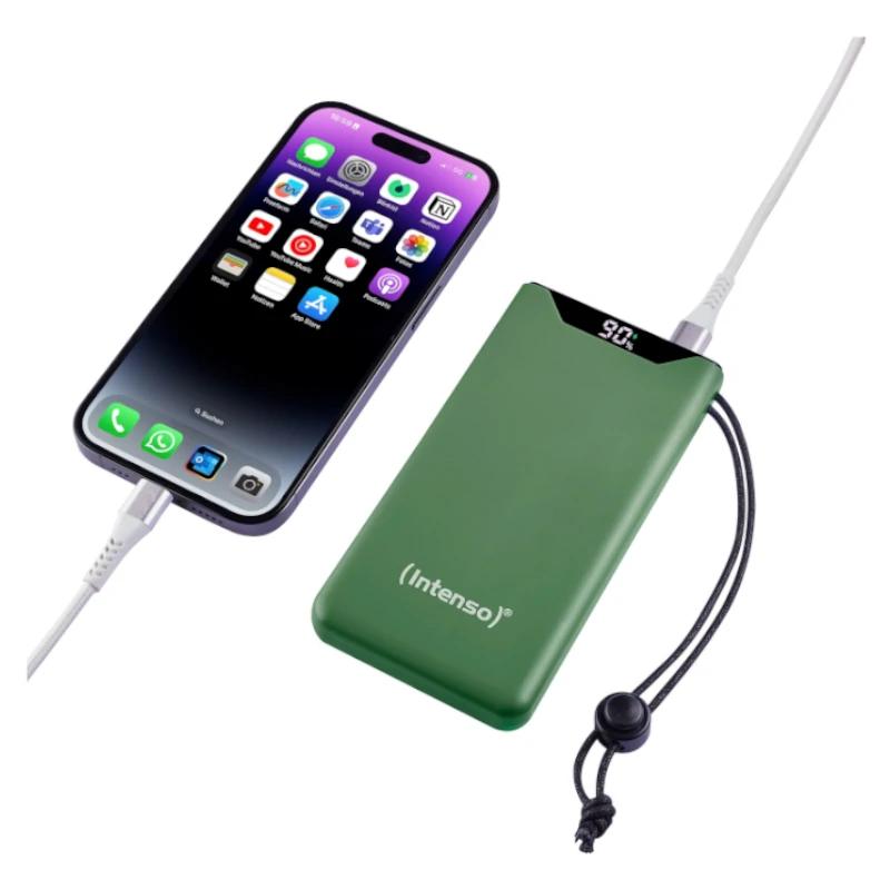 Intenso | PowerBank F10000 | 10000 mAh | Verde - detalle