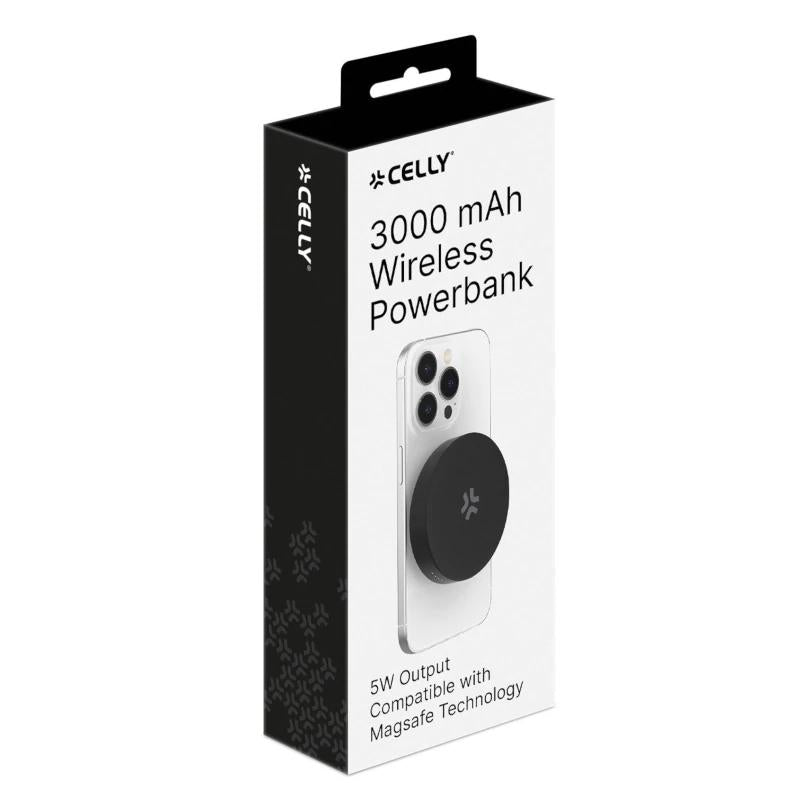 Celly Powerbank MAGSAFE 3000 mAh Negro - detalle