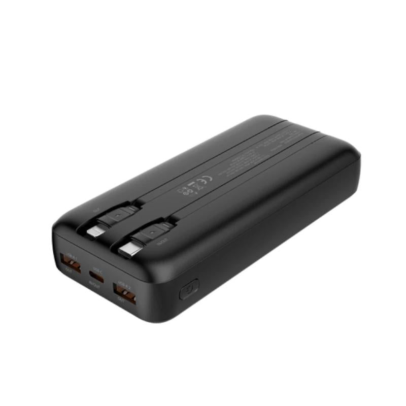 Coolbox PowerBank DP20 20000MAH LCD Negro Carg Ráp - detalle