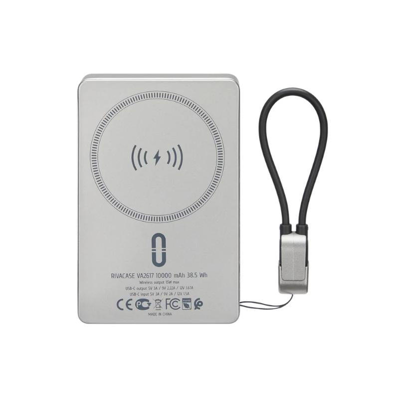 RIVACASE VA2617 powerbank 10000mAh Magsafe 15W - detalle