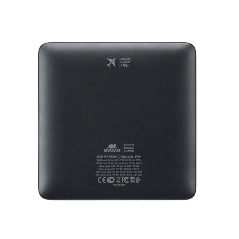 RIVACASE VA1090 powerbank 20000mAh Turbo PD 100W - detalle