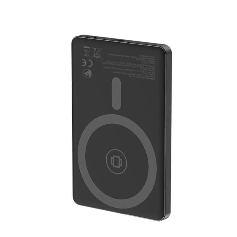 Gembird Powerbank magnética LCD wir 15W 5000mAh - detalle