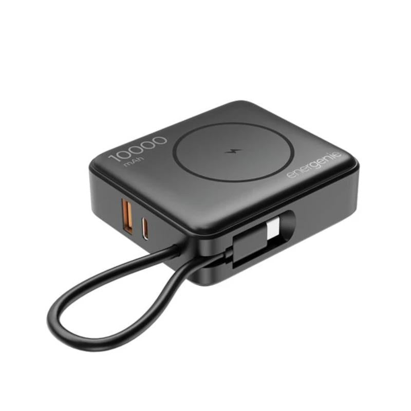 Gembird Powerbank inalámbrico 10000 mAh Negro - detalle