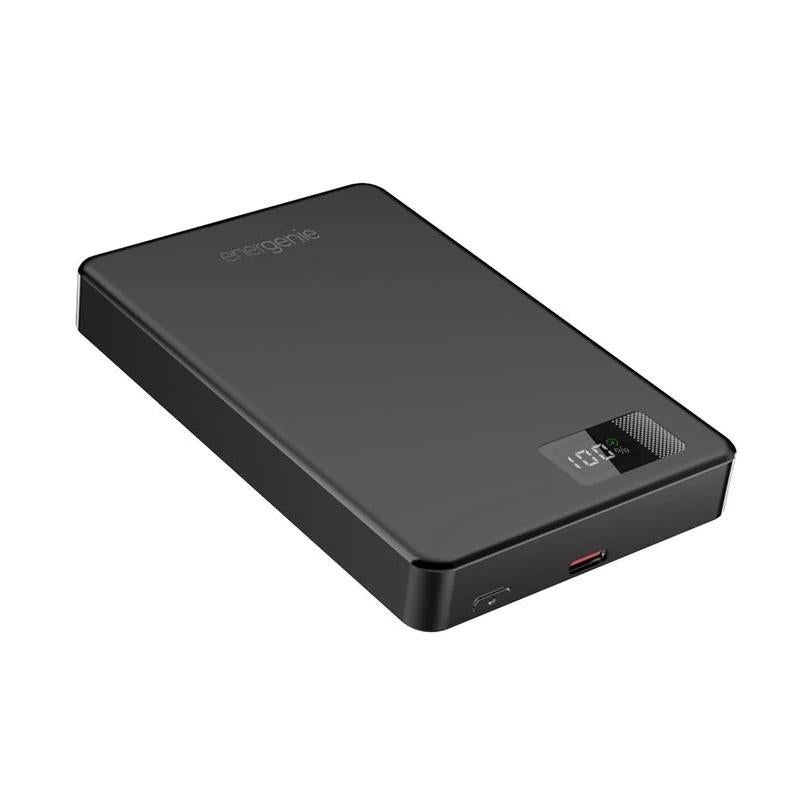 Gembird Powerbank wireless de 15 W  LCD 10000 mAh - detalle
