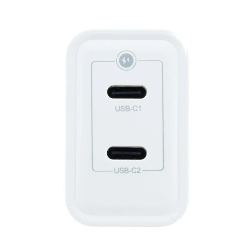 Coolbox Cargador Gan 35W USB-C/USB-C PARED - detalle