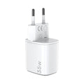 Celly Cargador Gan  1USB 1USBC 35w WH