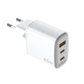 Celly Cargador Gan 1Usb 2Usb-C 65w WH