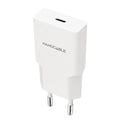 Nanocable USB-C/PD + Cargador USB-A/QC 30W Branco 