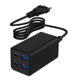 Gembird Cargador rápido USB GaN PD 4 puertos  65 W
