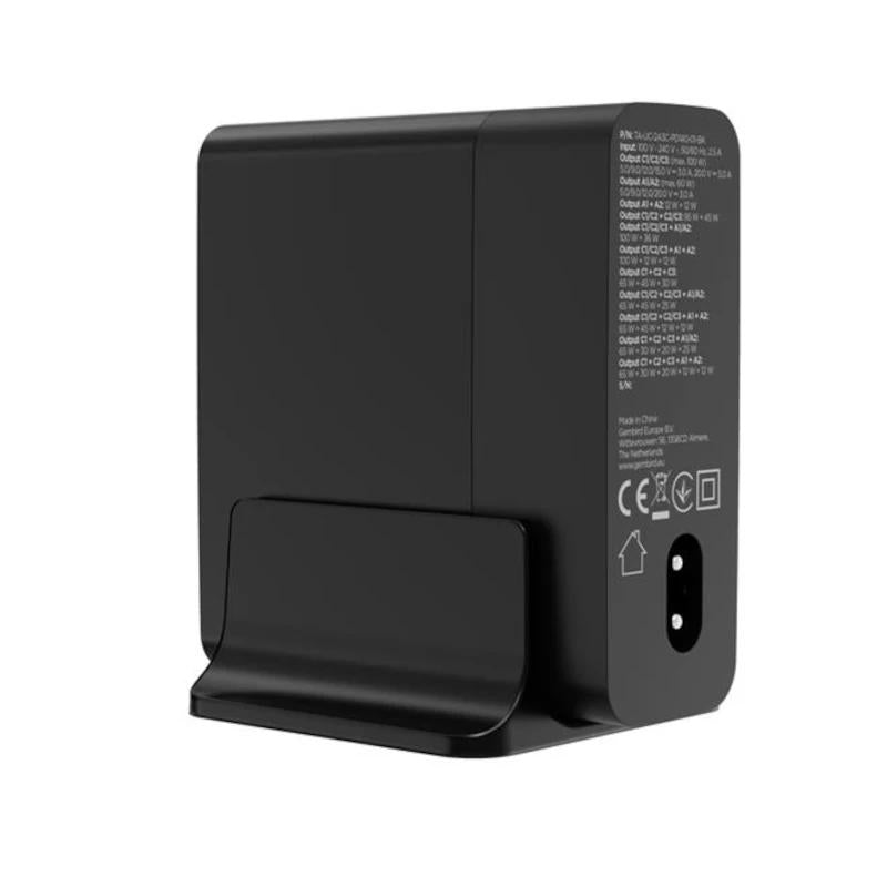 Gembird Cargador rápido USB GaN 5 puertos 140 W - detalle