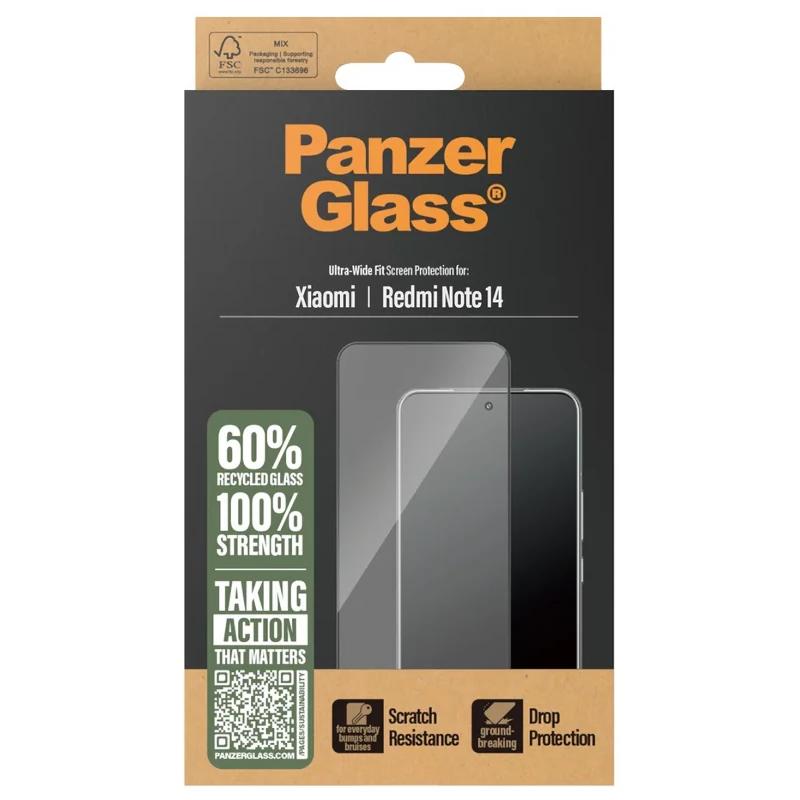Protector de pantalla PanzerGlass para Xiaomi Redmi Note 14