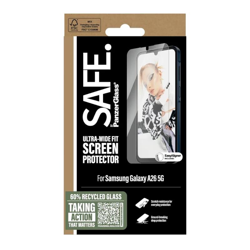 Protector de vidro SAFE by PanzerGlass para Samsung A26 5G