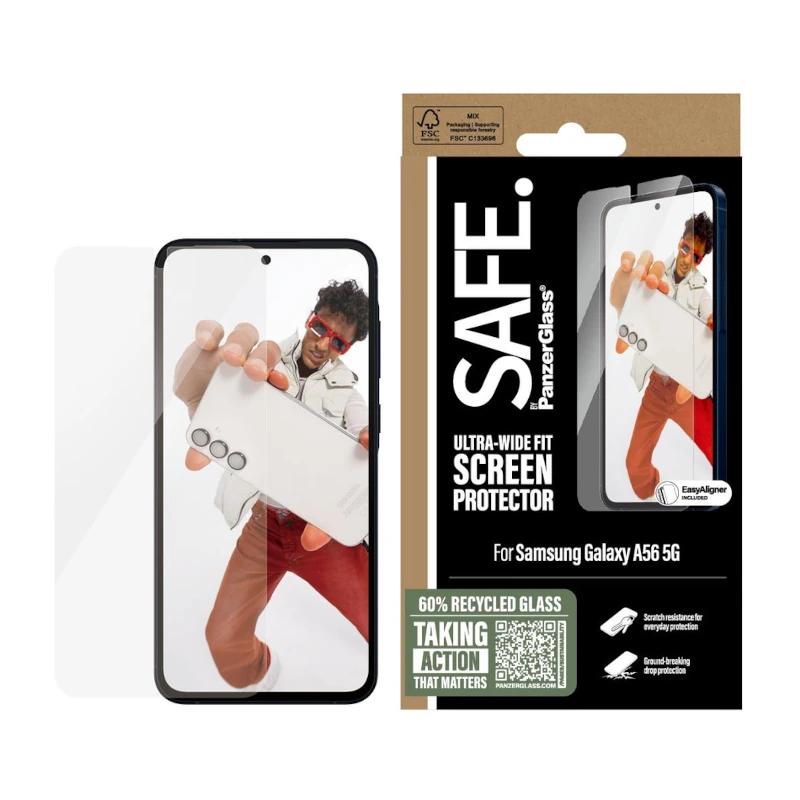 Protector de vidro SAFE by PanzerGlass para Samsung A56 5G