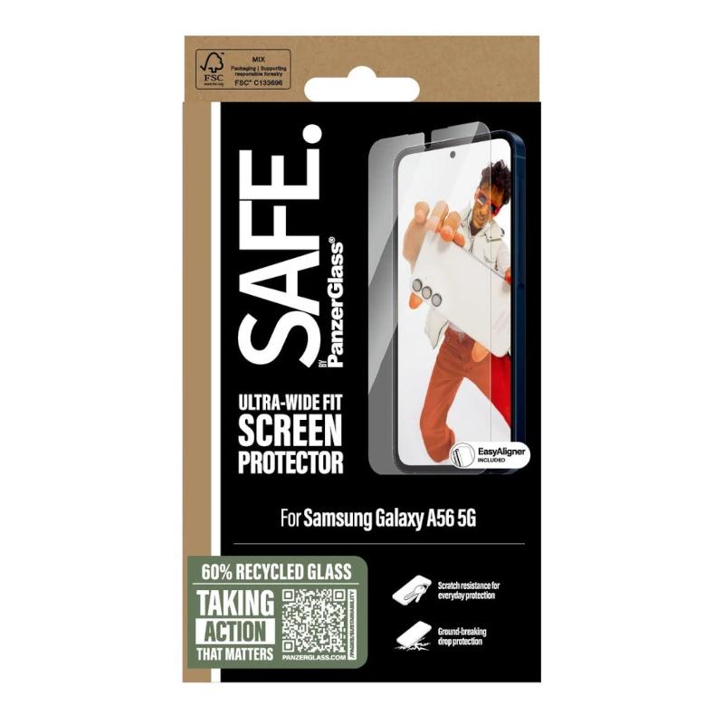 Protector de vidro SAFE by PanzerGlass para Samsung A56 5G