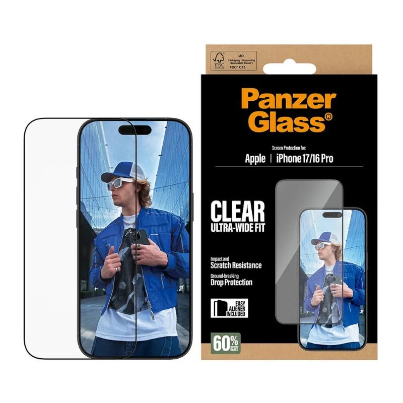 PanzerGlass Screen Protector iPhone 16Pro-17