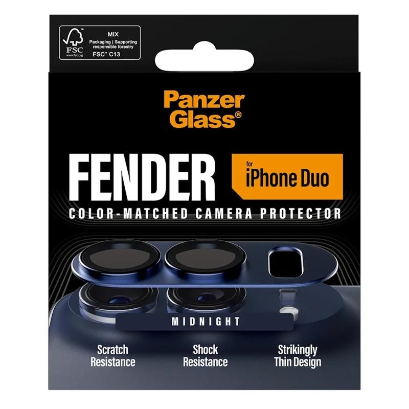 PanzerGlass Fender Camera Prot iPhone Duo Midnigh
