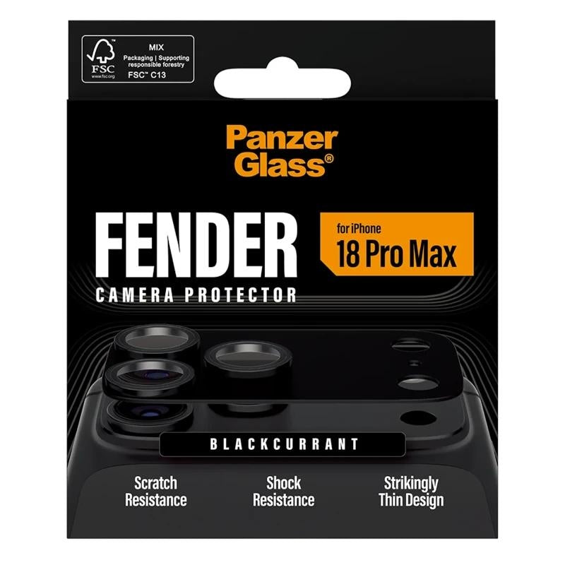PanzerGlass Fender Camera Prot  iPh 18ProMax Black