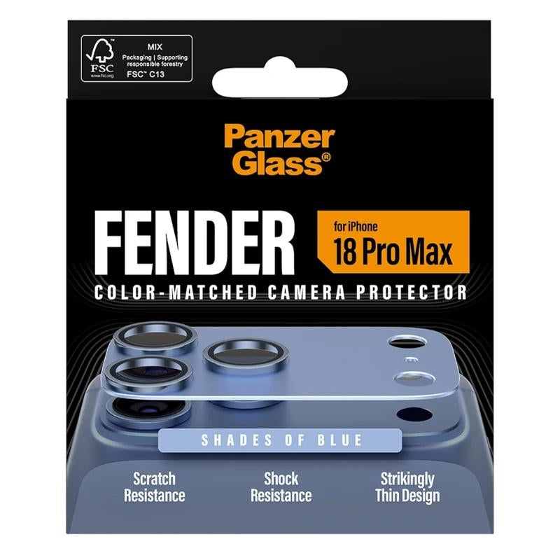 PanzerGlass Fender Camera Protec iPh 18ProMax Blue