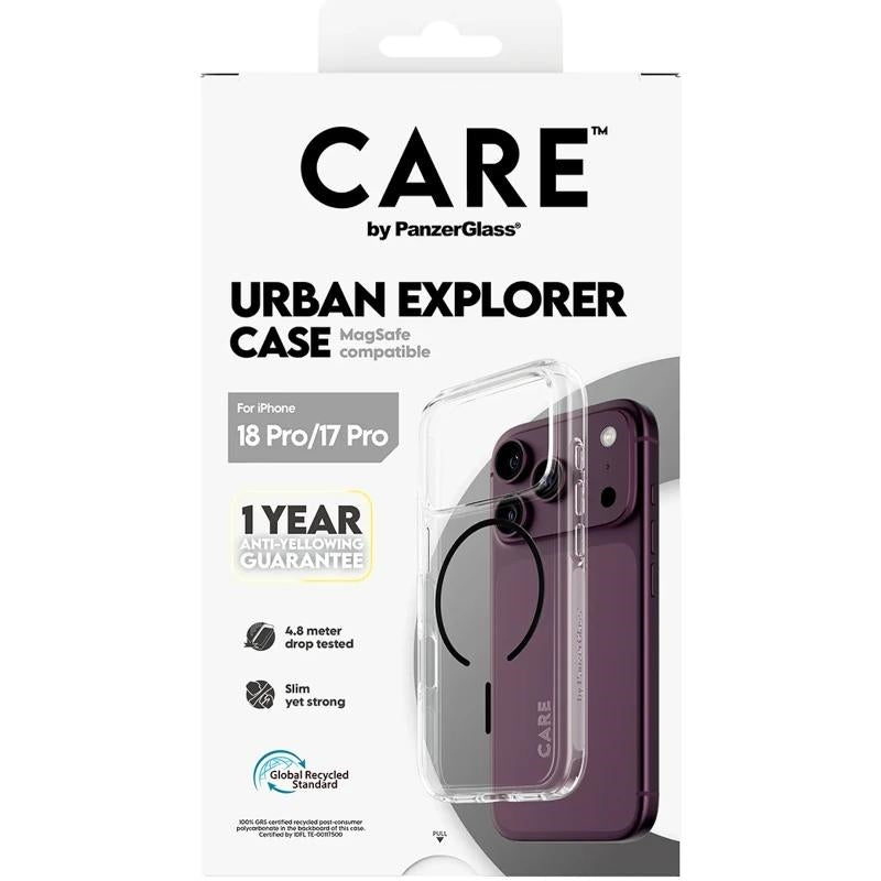 Care Urban Case Trans Black MagSafe iP 18Pro 17Pro
