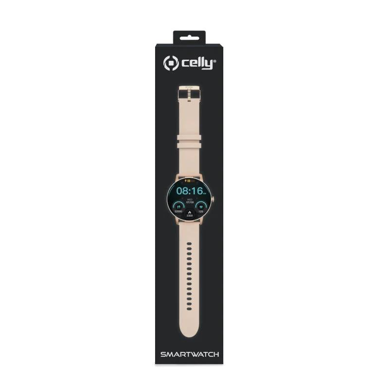 Celly Smartwatch Redondo Funcion Llamada Rosa - detalle