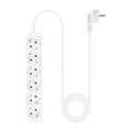 Nanocable Regleta de Enchufes 6 Tomas 1.4 m Blanco