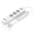 Aisens Regleta 3 tomas interruptor PD 2xUSBC 2xUSB
