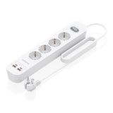 Aisens Regleta 4 tomas interruptor PD 2xUSBC 2xUSB