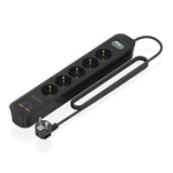 Aisens Regleta 5 tomas interruptor PD 2xUSBC 2xUSB
