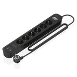 Aisens Regleta 6 tomas interruptor PD 2xUSBC 2xUSB