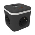 Fellowes Cubo Multienchufe USB Negro